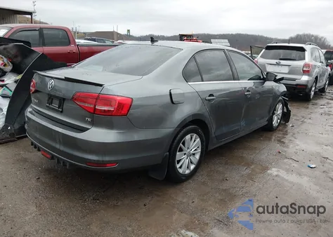 2015 Volkswagen Jetta 1.8T Se из США, поврежденный, VIN 3VWD17AJ8FM265136